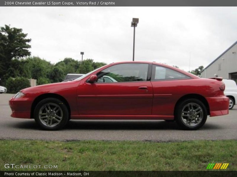 Victory Red / Graphite 2004 Chevrolet Cavalier LS Sport Coupe