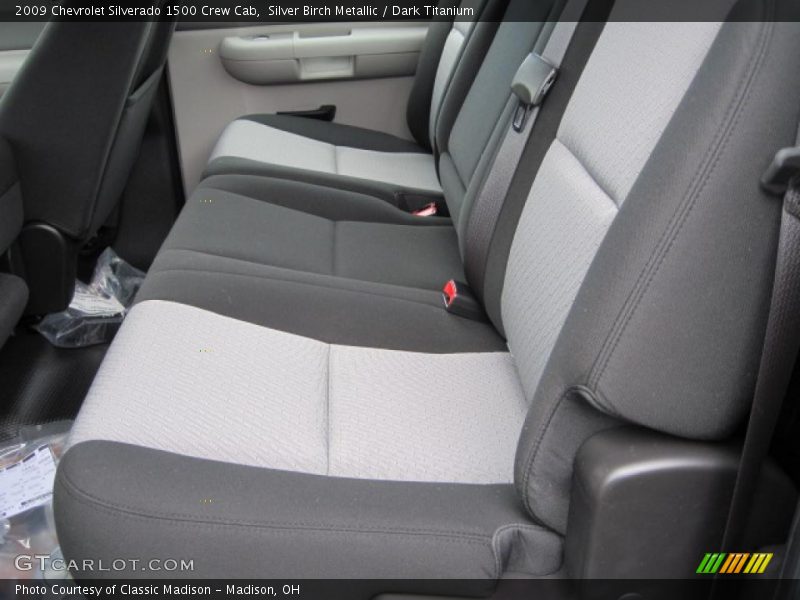 Silver Birch Metallic / Dark Titanium 2009 Chevrolet Silverado 1500 Crew Cab