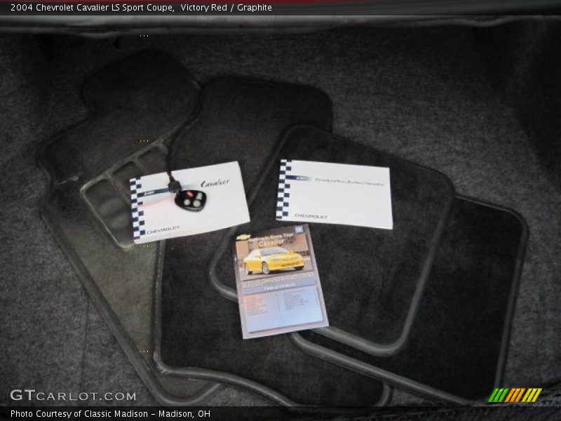 Victory Red / Graphite 2004 Chevrolet Cavalier LS Sport Coupe