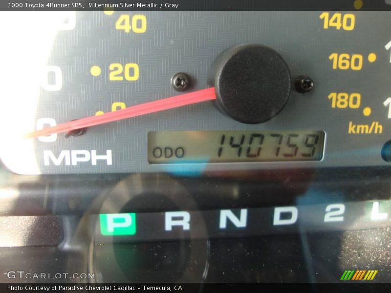 Millennium Silver Metallic / Gray 2000 Toyota 4Runner SR5