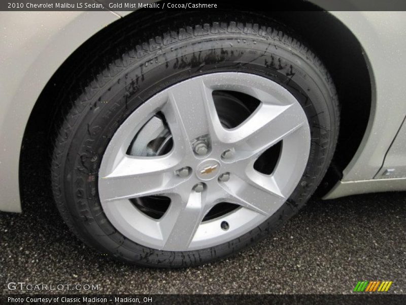 Gold Mist Metallic / Cocoa/Cashmere 2010 Chevrolet Malibu LS Sedan