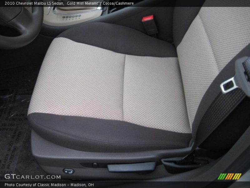 Gold Mist Metallic / Cocoa/Cashmere 2010 Chevrolet Malibu LS Sedan