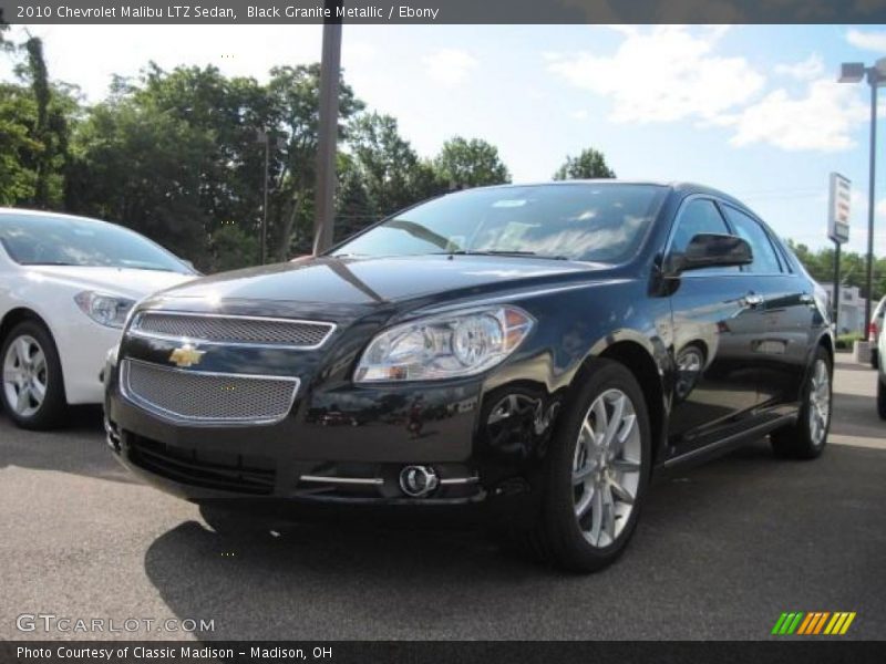 Black Granite Metallic / Ebony 2010 Chevrolet Malibu LTZ Sedan