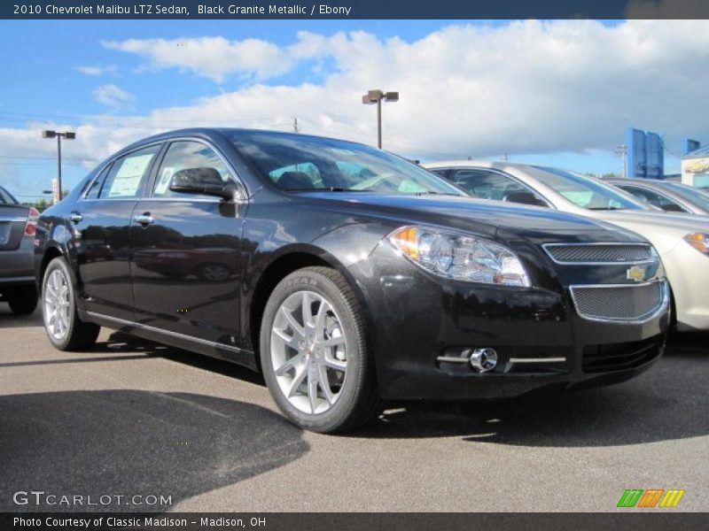 Black Granite Metallic / Ebony 2010 Chevrolet Malibu LTZ Sedan