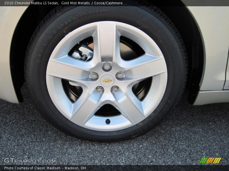 Gold Mist Metallic / Cocoa/Cashmere 2010 Chevrolet Malibu LS Sedan