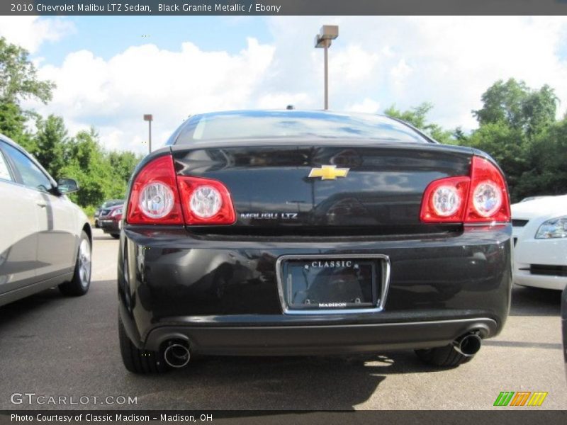 Black Granite Metallic / Ebony 2010 Chevrolet Malibu LTZ Sedan