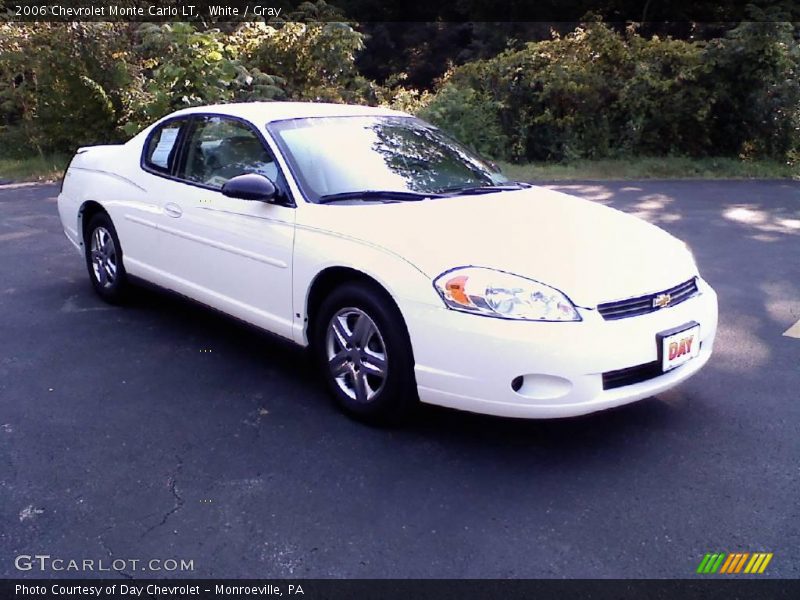 White / Gray 2006 Chevrolet Monte Carlo LT