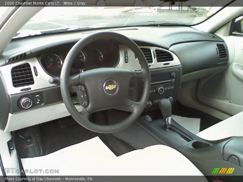 White / Gray 2006 Chevrolet Monte Carlo LT