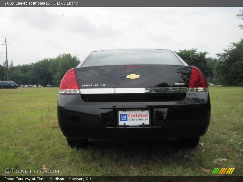 Black / Ebony 2009 Chevrolet Impala LS