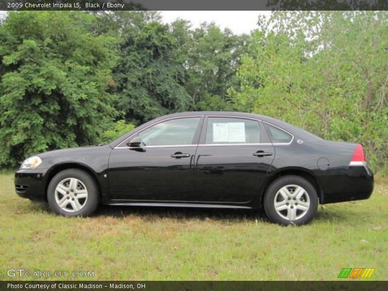 Black / Ebony 2009 Chevrolet Impala LS