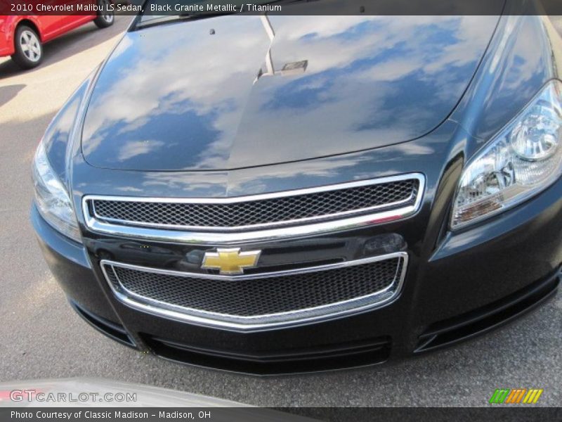 Black Granite Metallic / Titanium 2010 Chevrolet Malibu LS Sedan