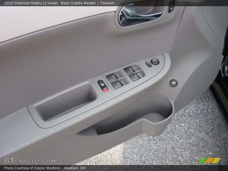 Black Granite Metallic / Titanium 2010 Chevrolet Malibu LS Sedan