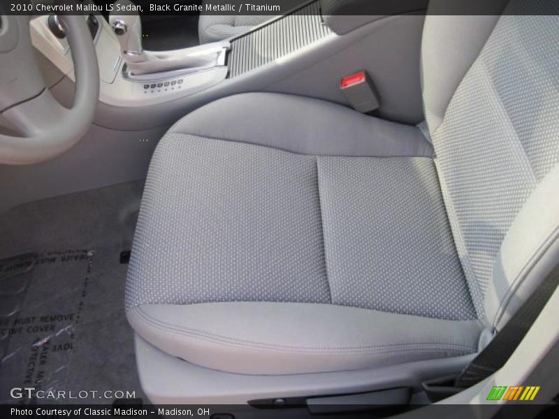 Black Granite Metallic / Titanium 2010 Chevrolet Malibu LS Sedan