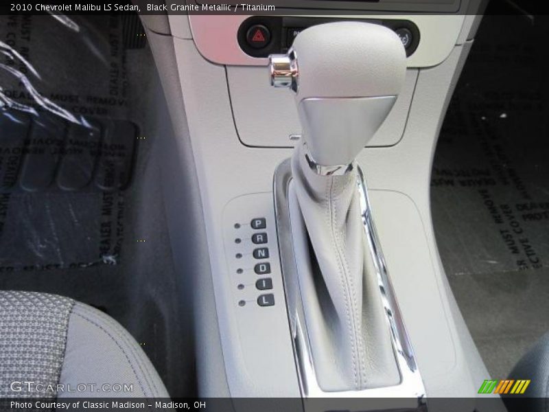 Black Granite Metallic / Titanium 2010 Chevrolet Malibu LS Sedan