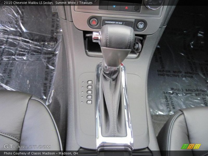 Summit White / Titanium 2010 Chevrolet Malibu LS Sedan