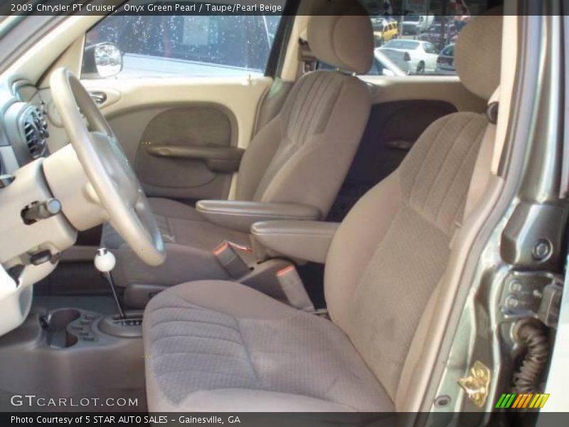 Onyx Green Pearl / Taupe/Pearl Beige 2003 Chrysler PT Cruiser