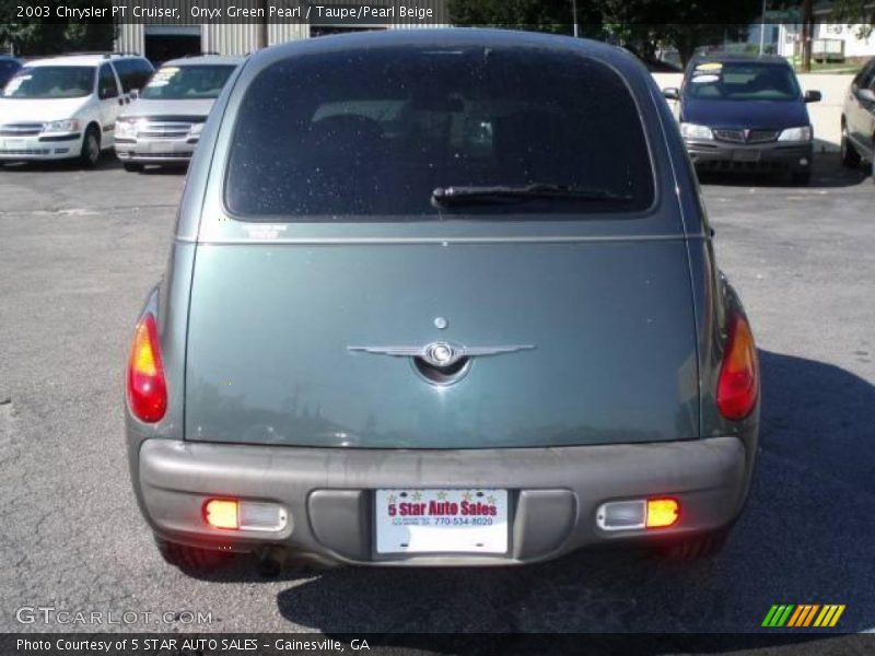 Onyx Green Pearl / Taupe/Pearl Beige 2003 Chrysler PT Cruiser