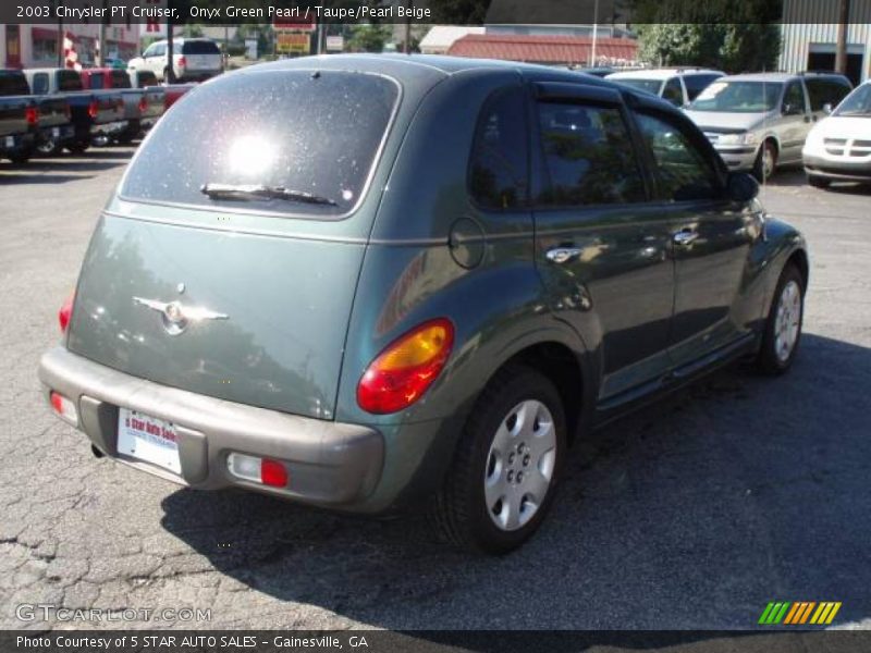 Onyx Green Pearl / Taupe/Pearl Beige 2003 Chrysler PT Cruiser