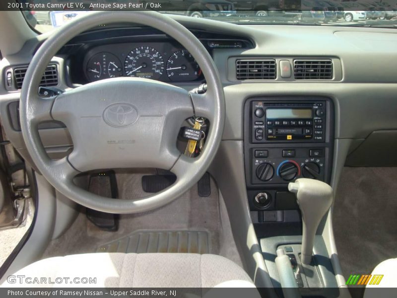 Antique Sage Pearl / Oak 2001 Toyota Camry LE V6