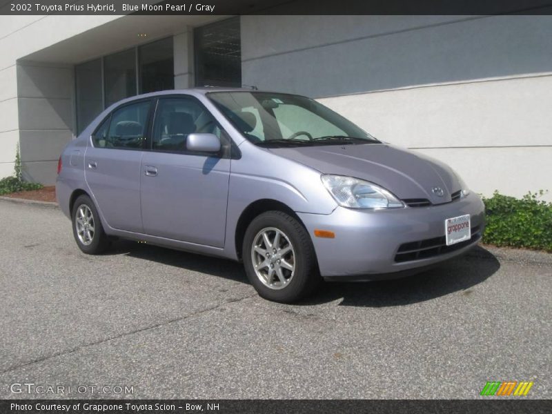 Blue Moon Pearl / Gray 2002 Toyota Prius Hybrid