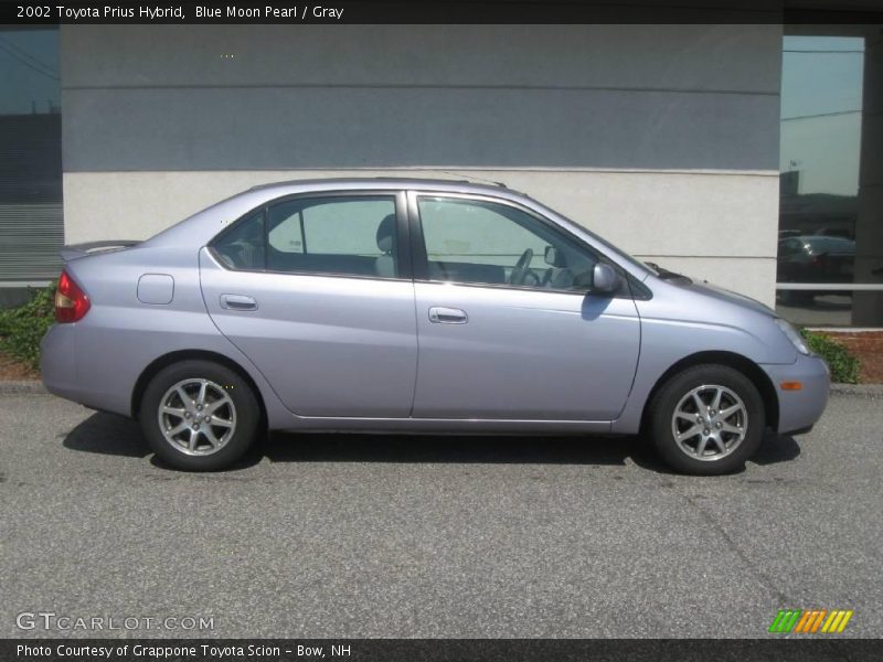 Blue Moon Pearl / Gray 2002 Toyota Prius Hybrid