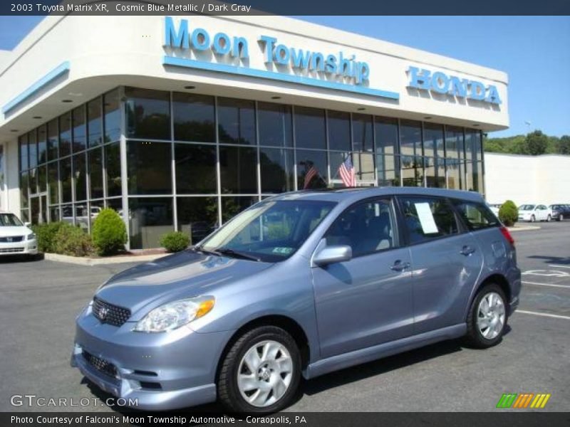Cosmic Blue Metallic / Dark Gray 2003 Toyota Matrix XR