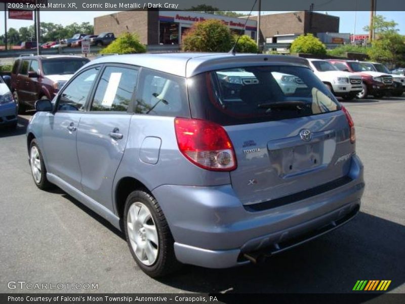 Cosmic Blue Metallic / Dark Gray 2003 Toyota Matrix XR