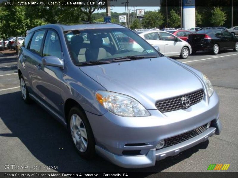 Cosmic Blue Metallic / Dark Gray 2003 Toyota Matrix XR