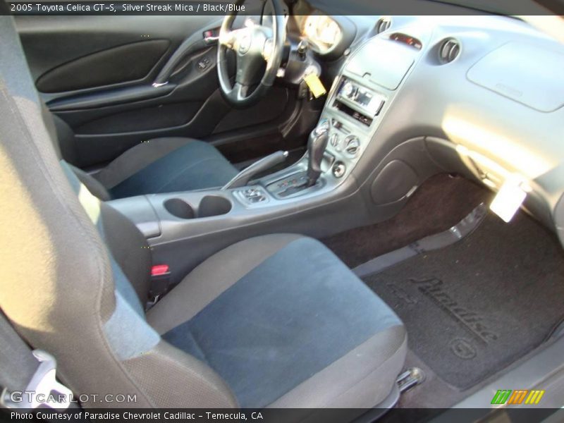 Silver Streak Mica / Black/Blue 2005 Toyota Celica GT-S