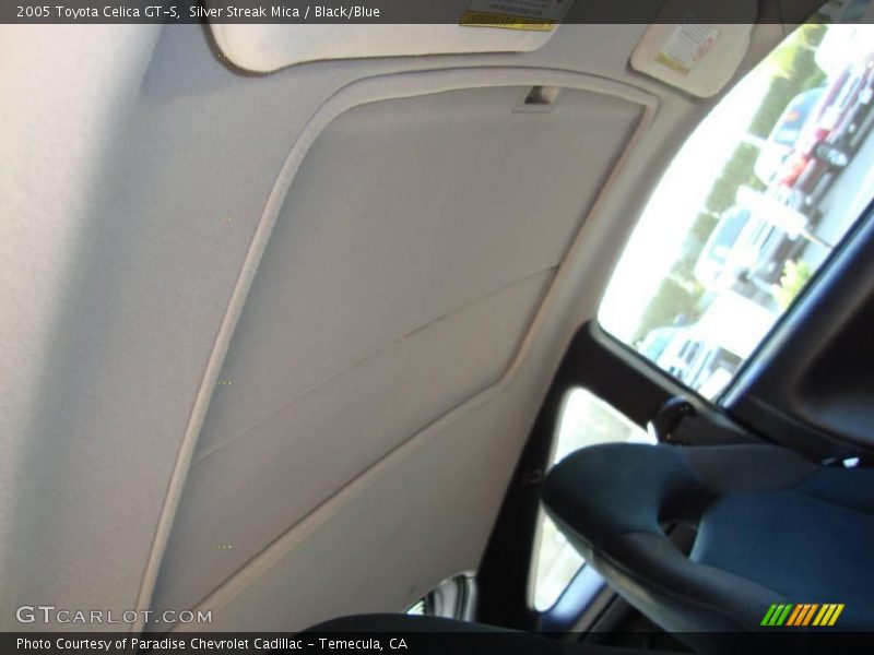 Silver Streak Mica / Black/Blue 2005 Toyota Celica GT-S