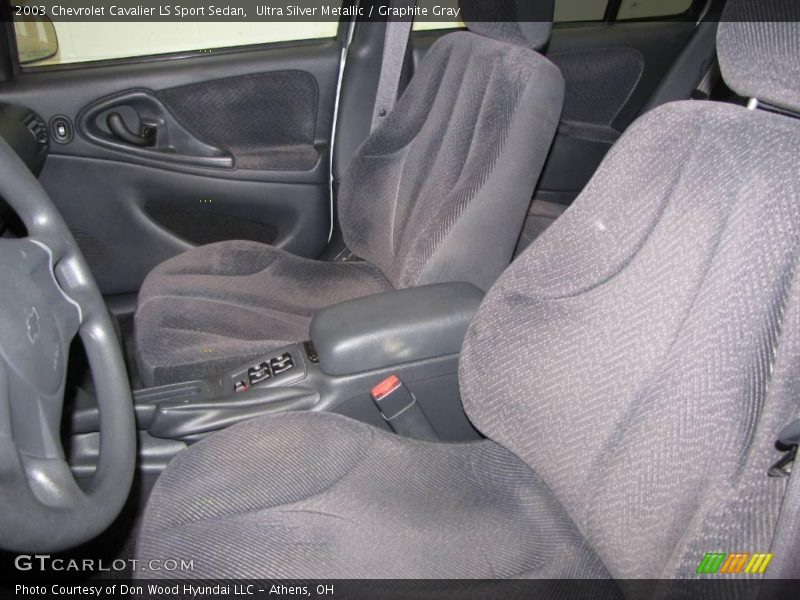 Ultra Silver Metallic / Graphite Gray 2003 Chevrolet Cavalier LS Sport Sedan