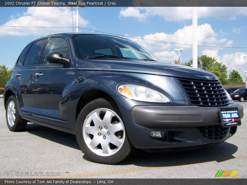 Steel Blue Pearlcoat / Gray 2002 Chrysler PT Cruiser Touring