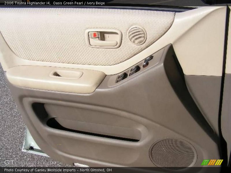Oasis Green Pearl / Ivory Beige 2006 Toyota Highlander I4