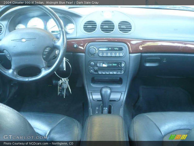 Midnight Blue Pearl / Dark Slate Gray 2004 Chrysler 300 M Sedan