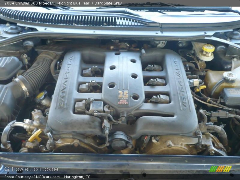 Midnight Blue Pearl / Dark Slate Gray 2004 Chrysler 300 M Sedan