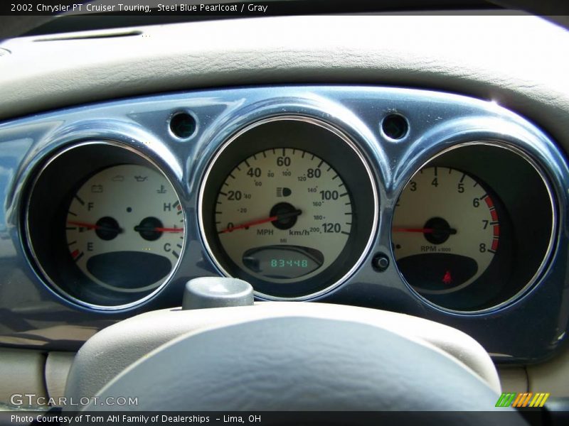 Steel Blue Pearlcoat / Gray 2002 Chrysler PT Cruiser Touring