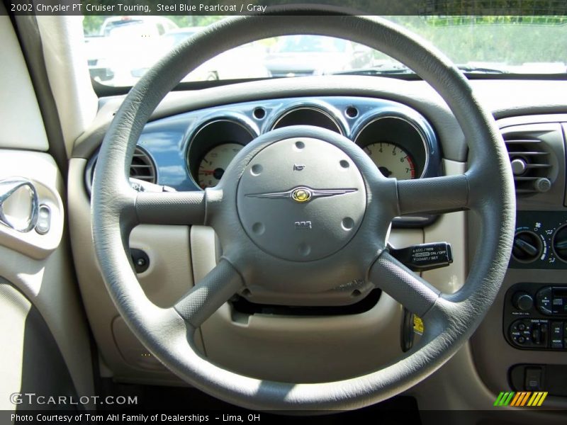 Steel Blue Pearlcoat / Gray 2002 Chrysler PT Cruiser Touring