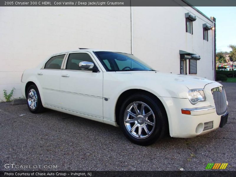 Cool Vanilla / Deep Jade/Light Graystone 2005 Chrysler 300 C HEMI