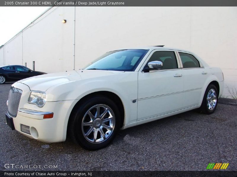 Cool Vanilla / Deep Jade/Light Graystone 2005 Chrysler 300 C HEMI