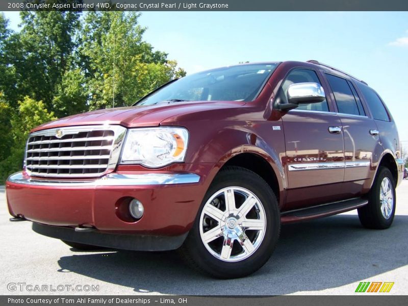 Cognac Crystal Pearl / Light Graystone 2008 Chrysler Aspen Limited 4WD