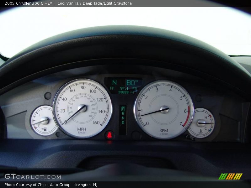 Cool Vanilla / Deep Jade/Light Graystone 2005 Chrysler 300 C HEMI