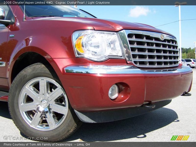 Cognac Crystal Pearl / Light Graystone 2008 Chrysler Aspen Limited 4WD