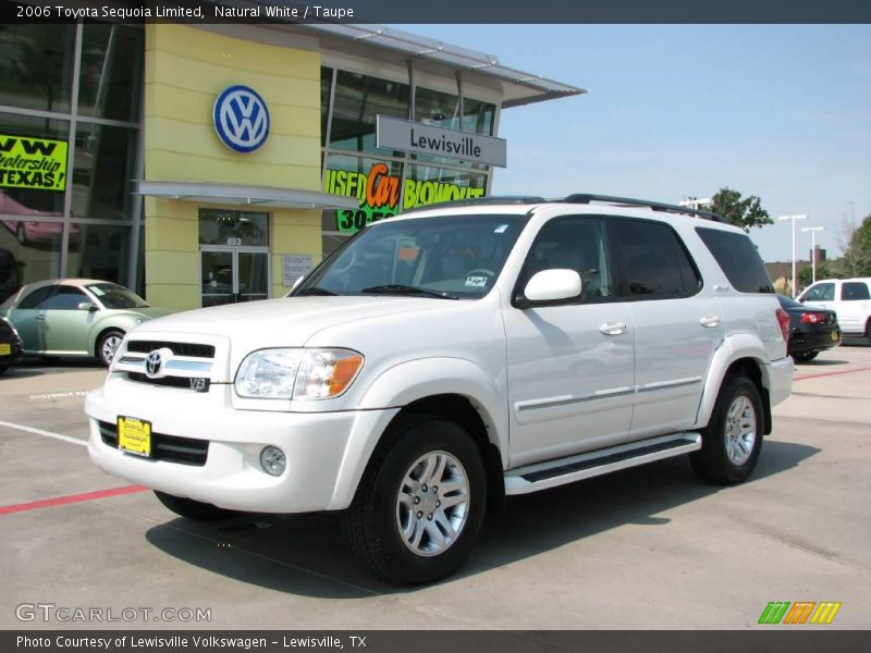 Natural White / Taupe 2006 Toyota Sequoia Limited