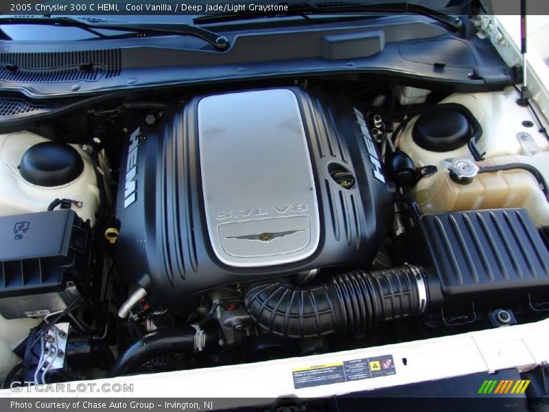 Cool Vanilla / Deep Jade/Light Graystone 2005 Chrysler 300 C HEMI