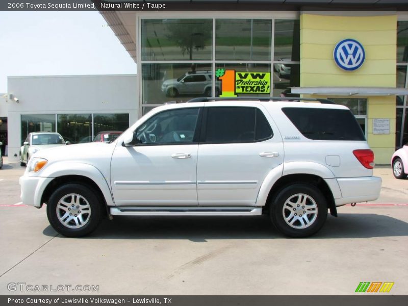 Natural White / Taupe 2006 Toyota Sequoia Limited