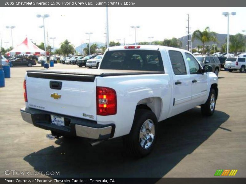 Summit White / Ebony 2009 Chevrolet Silverado 1500 Hybrid Crew Cab