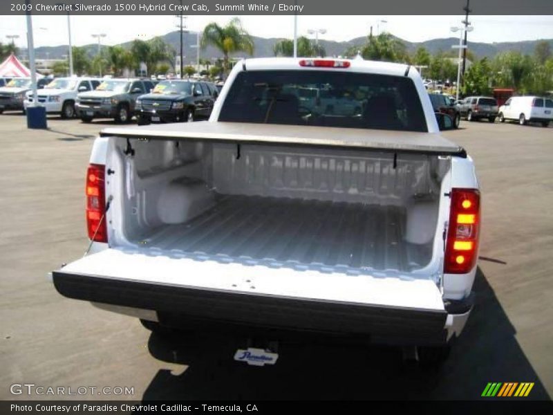 Summit White / Ebony 2009 Chevrolet Silverado 1500 Hybrid Crew Cab