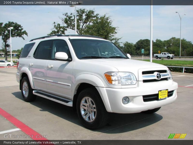 Natural White / Taupe 2006 Toyota Sequoia Limited