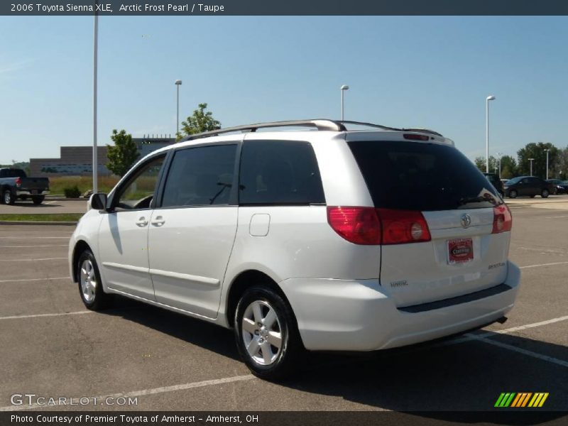 Arctic Frost Pearl / Taupe 2006 Toyota Sienna XLE