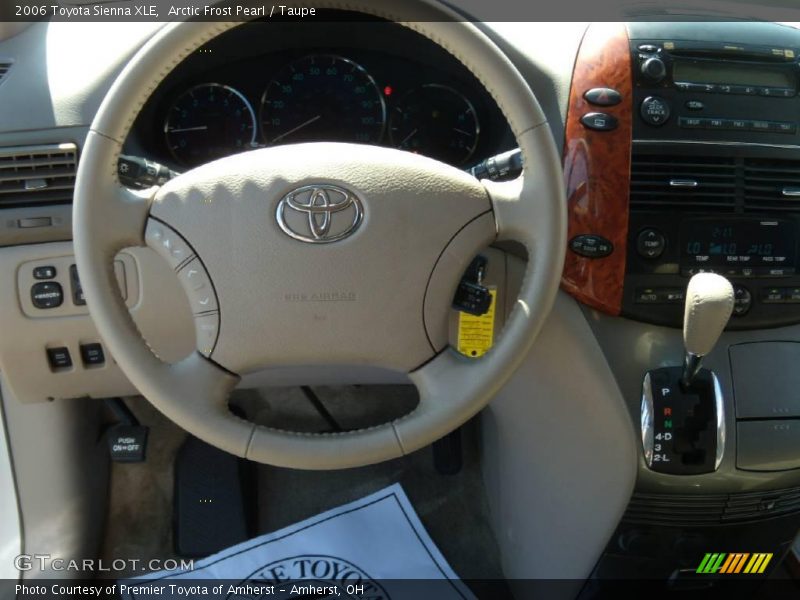 Arctic Frost Pearl / Taupe 2006 Toyota Sienna XLE